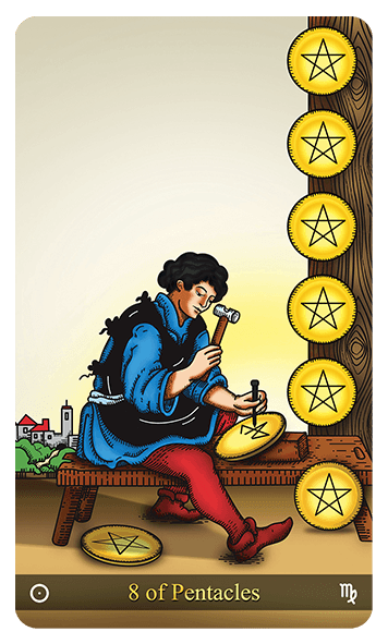 Eight of Pentacles