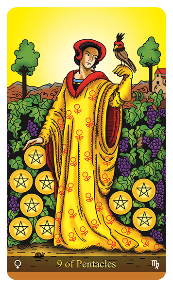 Nine of Pentacles