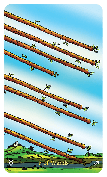 Eight of Wands